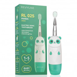 Электрическая звуковая зубная щетка Revyline RL 025 Panda, зеленая