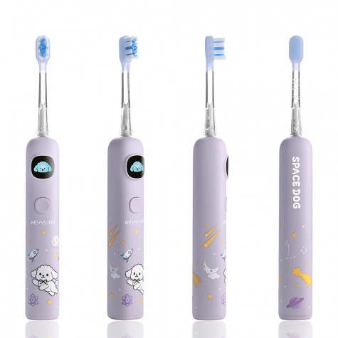 Электрическая звуковая зубная щетка Revyline RL 095 Kids, Lilac